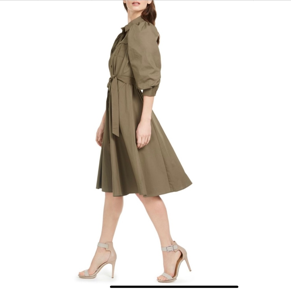 Calvin Klein Green Dress, Size 10 - Picture 2 of 6